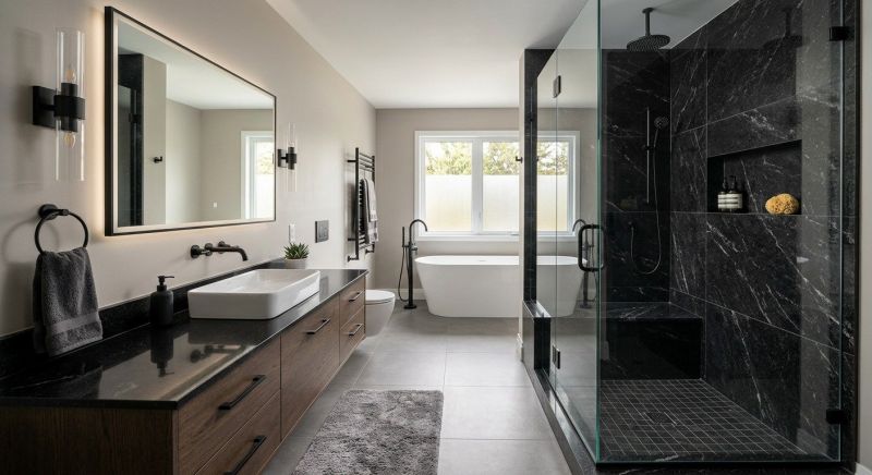 Granite Shower Installation in Exton, PA